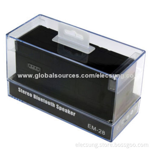 2.0-channel Bluetooth 3.0 Speaker, New Design, Handsfree, Line-in, Crystal Box PackagingNew